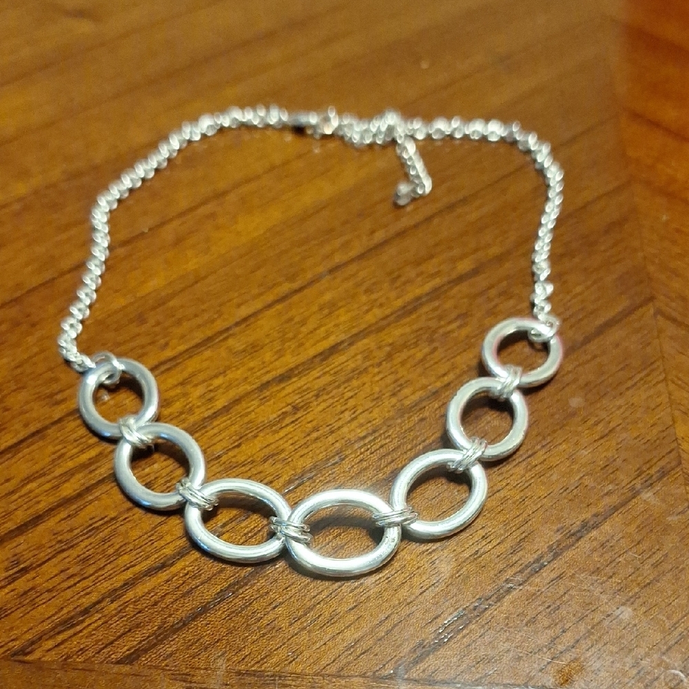 Silver Chain Link Necklace